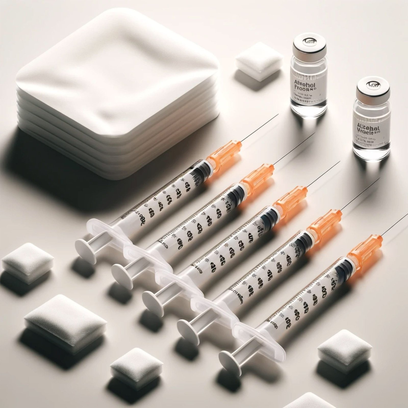 INSULIN PINS & PREP PAD PACKAGE
